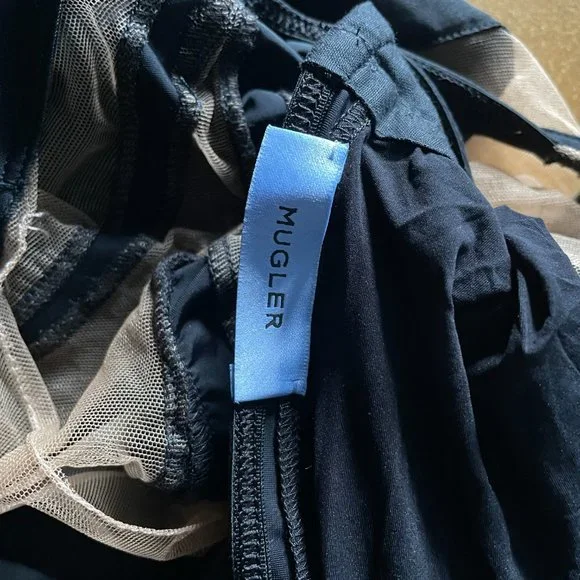 Mugler Turtleneck Mini Dress - Picture 5 of 7